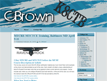 Tablet Screenshot of cbrown.co